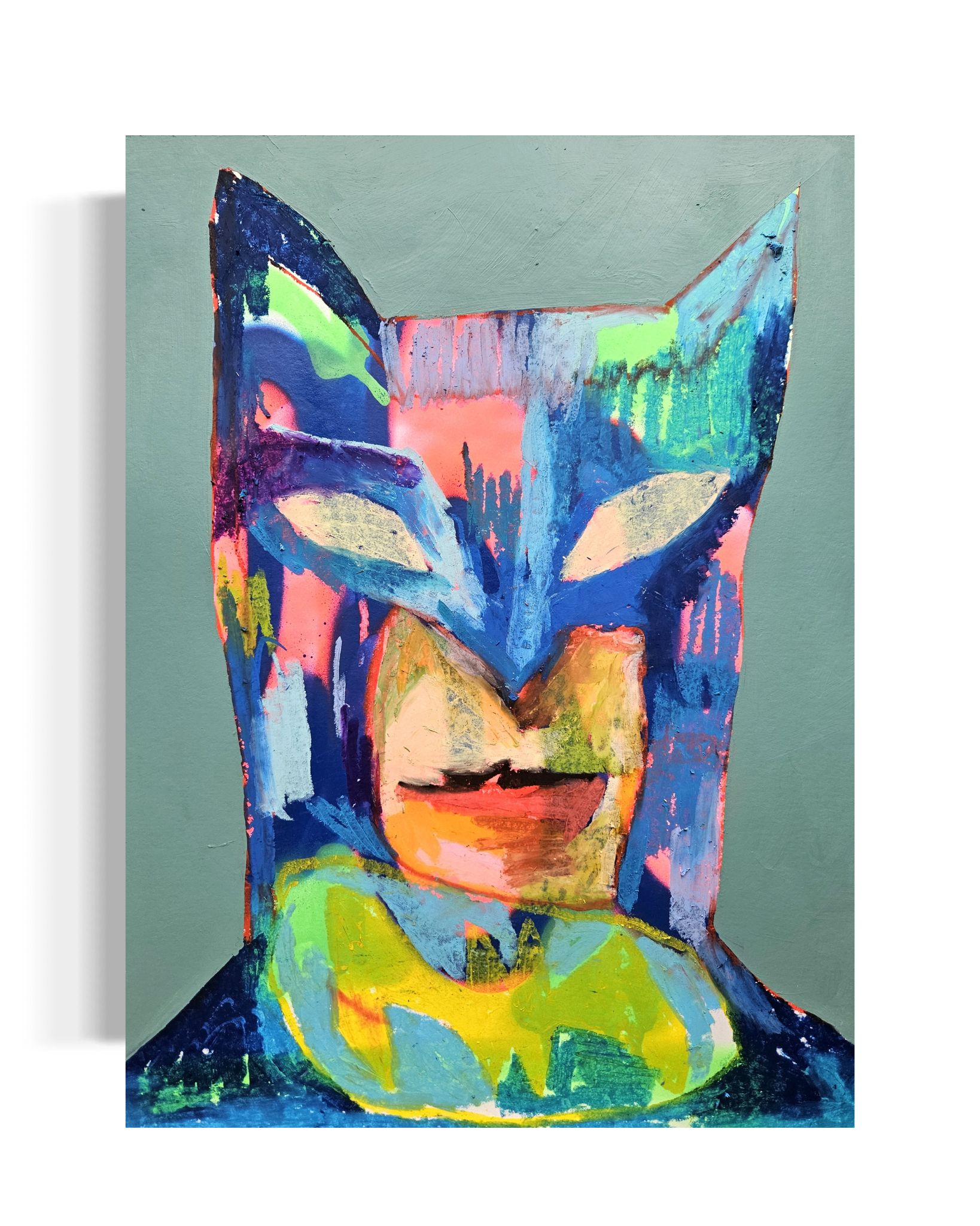 Minimalist marble sculpture